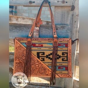 American Darling concealed carry saddleblanket tote.